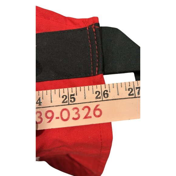 Apron Christmas Snowman Red Polka Dots Ruffle Snow Woman Party Baking Festive - Picture 3 of 4